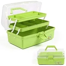 TERGOO 12in Three-Layer Multipurpose Storage Box Organizer