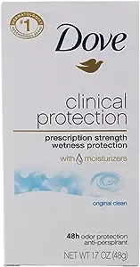 Dove Protección clínica antitranspirante Desodorante, Renovación del tono claro de la piel, limpio original