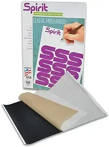 Spirit Master Stencil Paper 100 hojas THERMOFAX SOLAMENTE -Suministros de tatuaje-