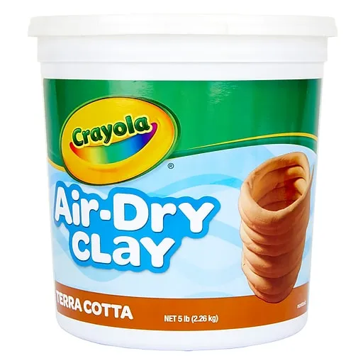 Crayola 5 lbs Air-Dry Clay, Terra Cotta