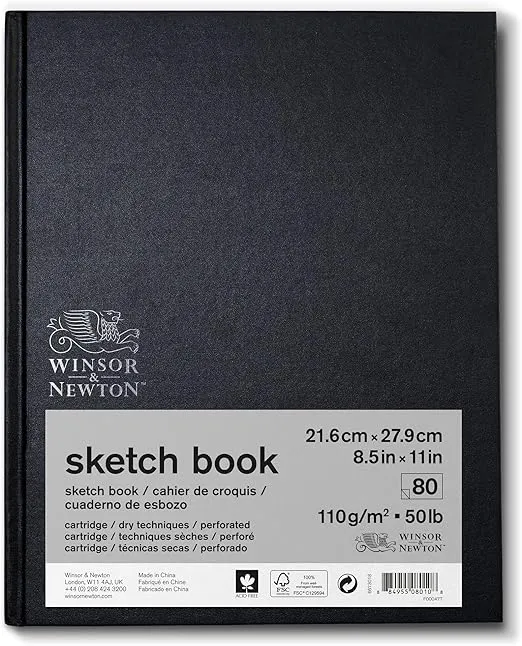 Winsor & Newton Hardbound Sketchbook - 14" x 11"