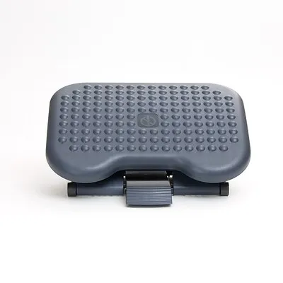 Mind Reader 2 Pack Adjustable Height Ergonomic Foot Rest, Black