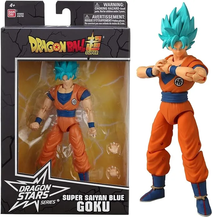 Dragon Ball 36780 Bandai Dragon Stars 17cm Anime Figure-Super Saiyan Blue Goku (Version 2)