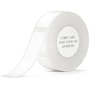 NIIMBOT Thermal Label Maker Paper 0.59"×1.18" White Stickers Waterproof Tear-Resistant Replacement for D11/D110 Label Printer Office&Home 210 Labels/Roll (15×30mm)
