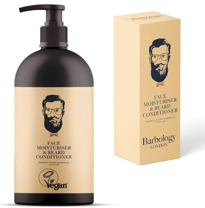 Face Moisturiser & Beard Conditioner 300ml - Barbology London