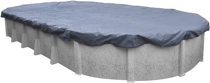 Robelle 8-Year Value-Line Oval Winter Pool Cover 10 x 15 ft. Pool Blue
