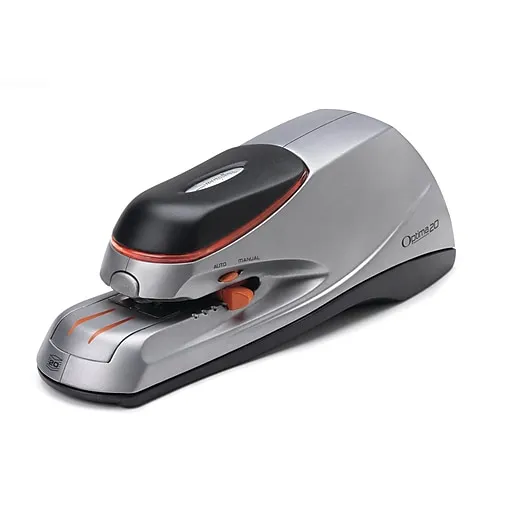 Swingline - Optima 20 Electric Stapler, 20-Sheet Capacity - Silver