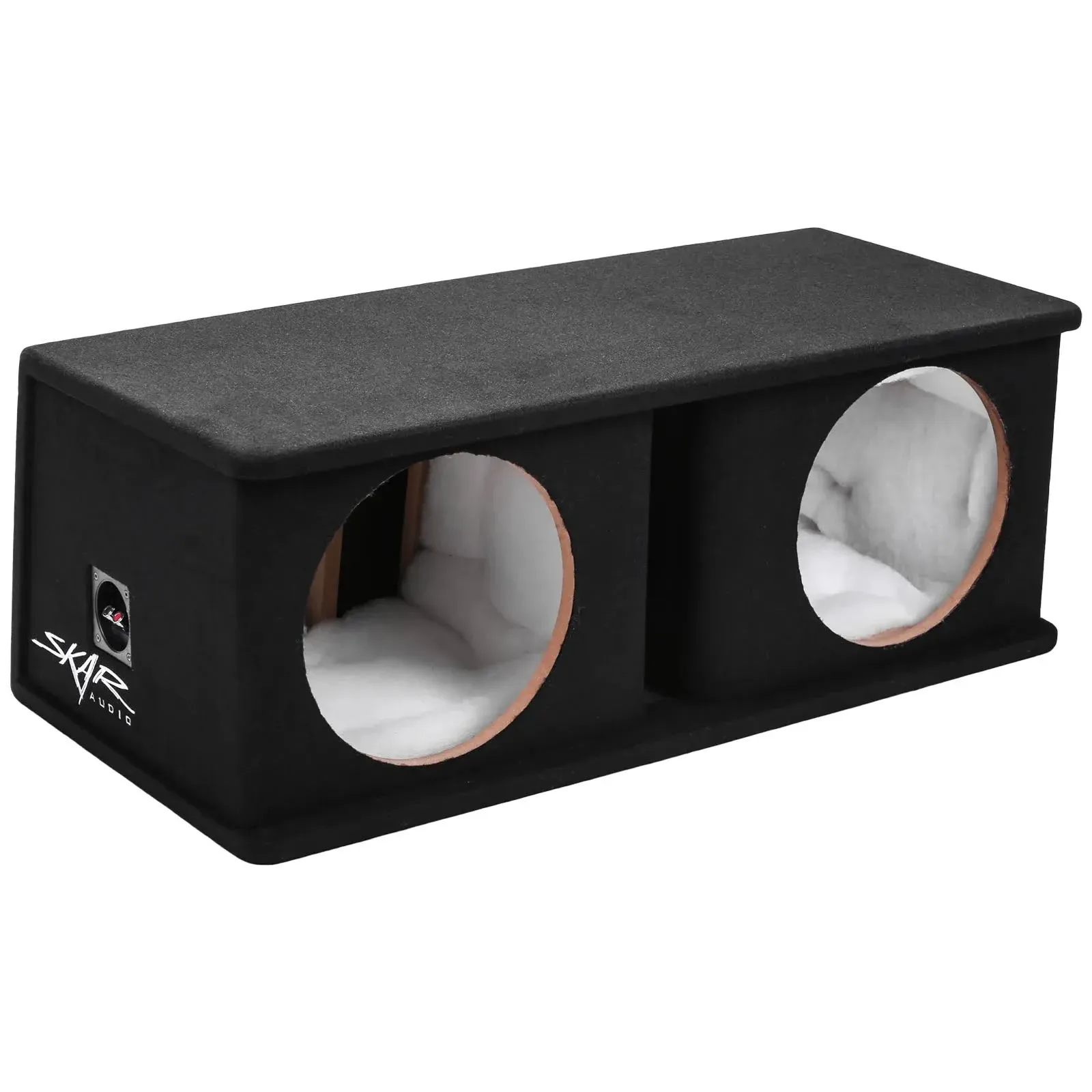 Skar Audio SK2X10V Dual 10" Ported Subwoofer Enclosure - Black