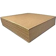 Corrugated Cardboard Filler Insert Sheet Pads 1/8" - 12.5 x 12.5 Inches - 25 Pk
