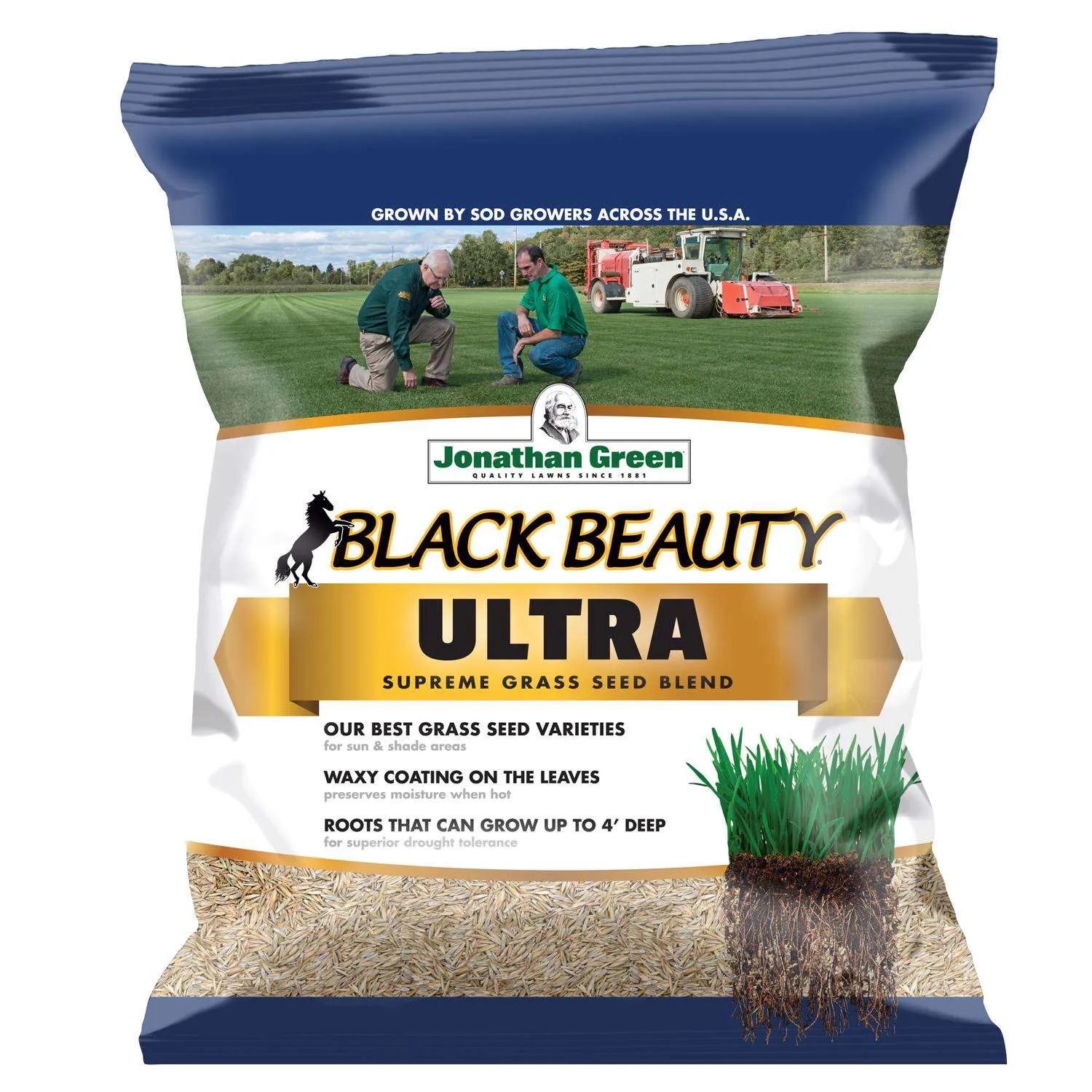 Jonathan Green 10322 Black Beauty Ultra Grass Seed, 7 lb
