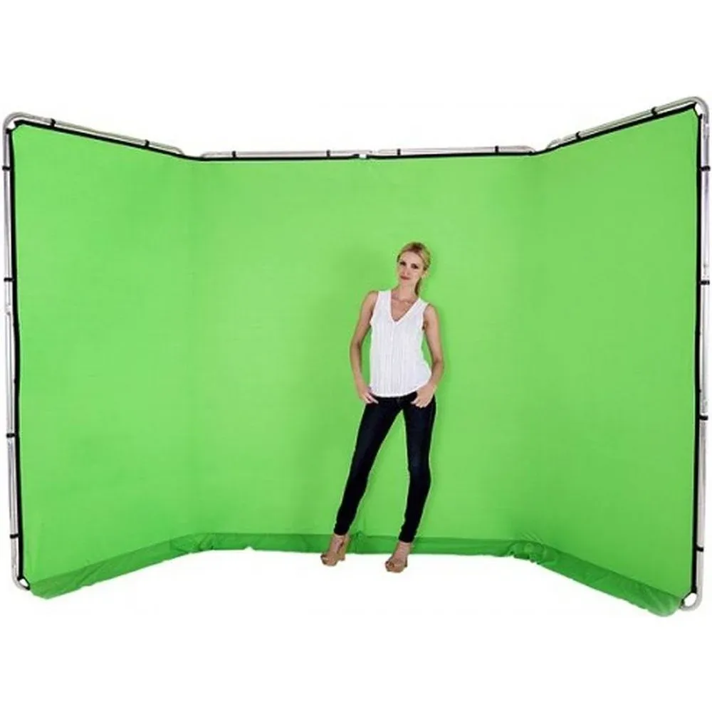 "Panoramic Background 13' (4M) Chromakey Green"