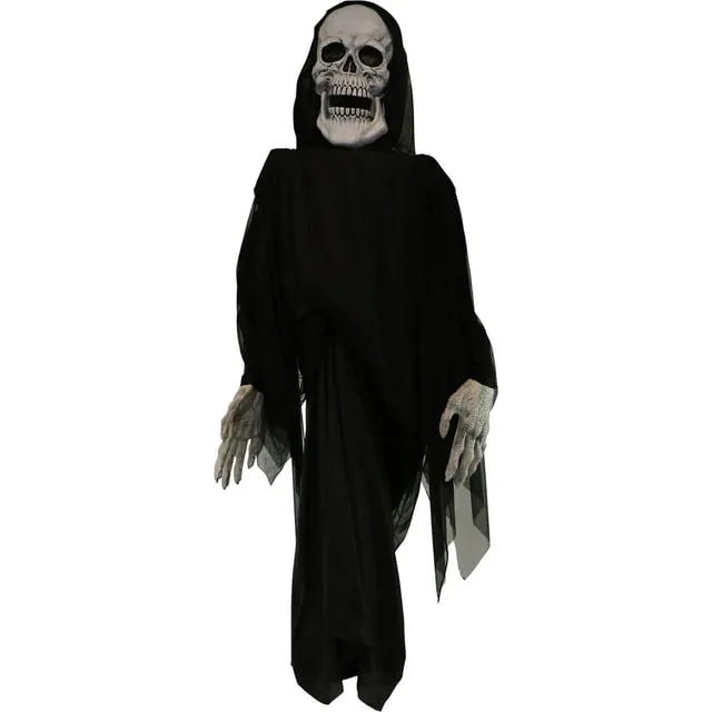 12&#39; Giant Standing Talking Reaper
