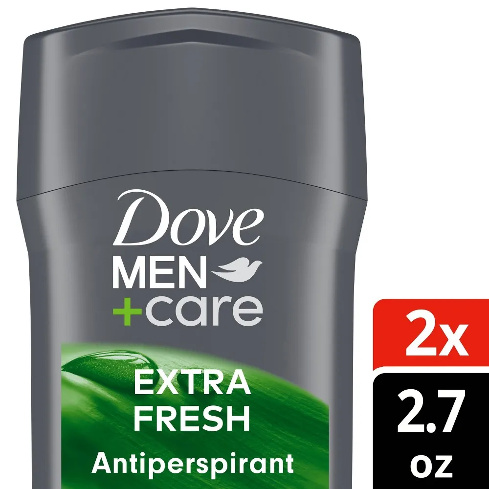 Dove Men+Care Antiperspirant & Deodorant, Extra Fresh 2.7 oz, Twin Pack