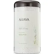 AHAVA Dead Sea Salt Mineral Bath Salt Muscle Soothing Eucalyptus 32 Oz FabFitFun
