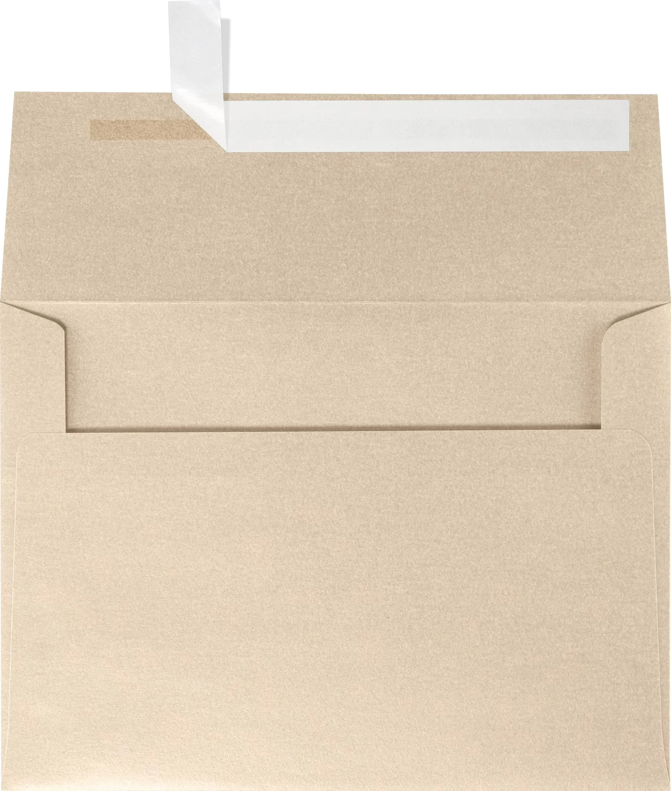 Lux A7 Invitation Envelopes (5 1/4 x 7 1/4) 50/Box, White Linen (4880-WLI-50)