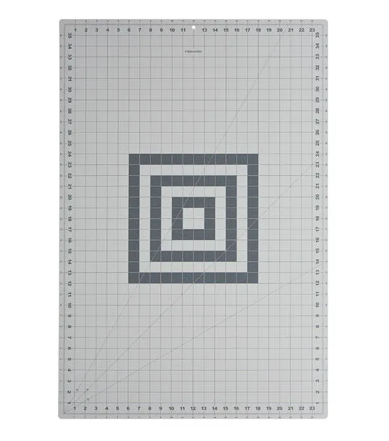 Fiskars Self Healing Cutting Mat with Grid for Sewing, Quilting, and Crafts - 24" x 36” Grid - Gray