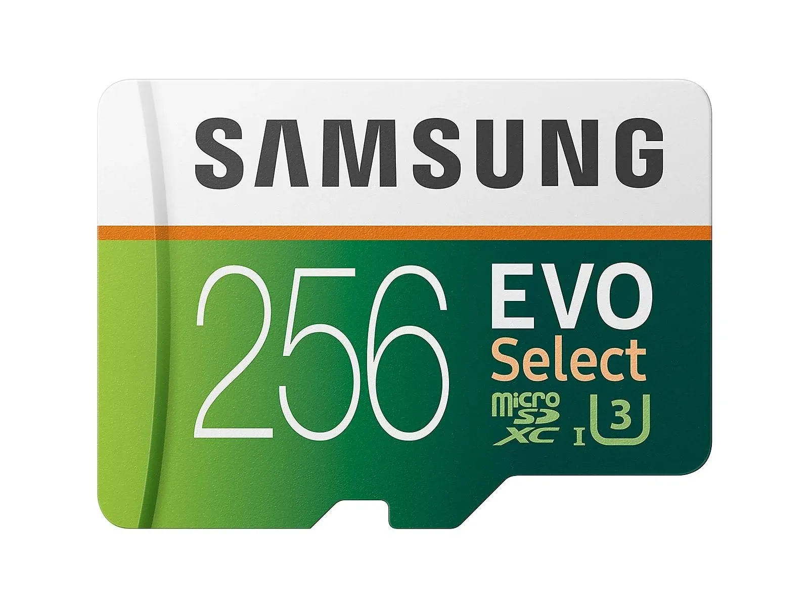 SAMSUNG (MB-ME256GA/AM) 256GB 100MB/s (U3) MicroSDXC EVO Select Memory Card with Full-Size Adapter