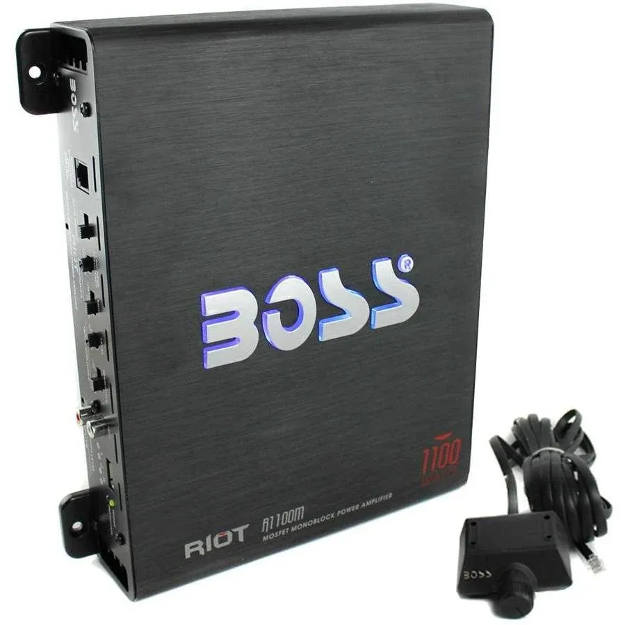 Boss Audio Riot R1100M Mono Car Amp Amplifier