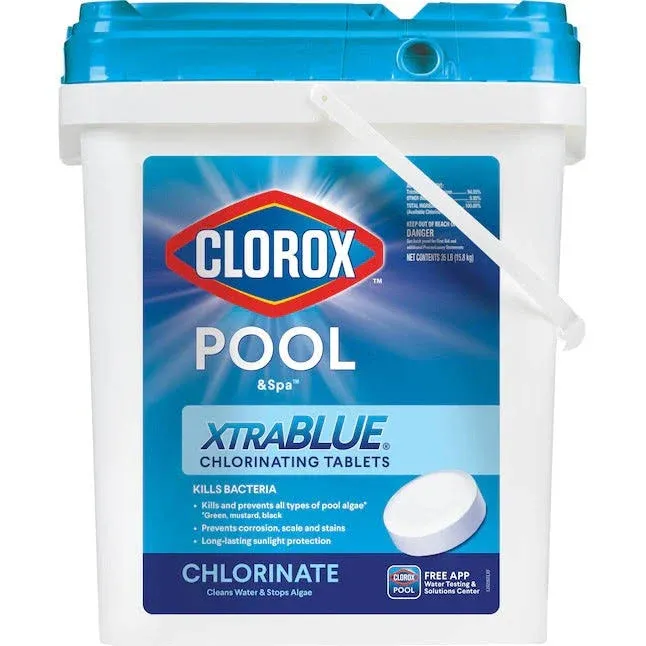 Clorox Pool & Spa XtraBlue Chlorinating Tablets 35lbs