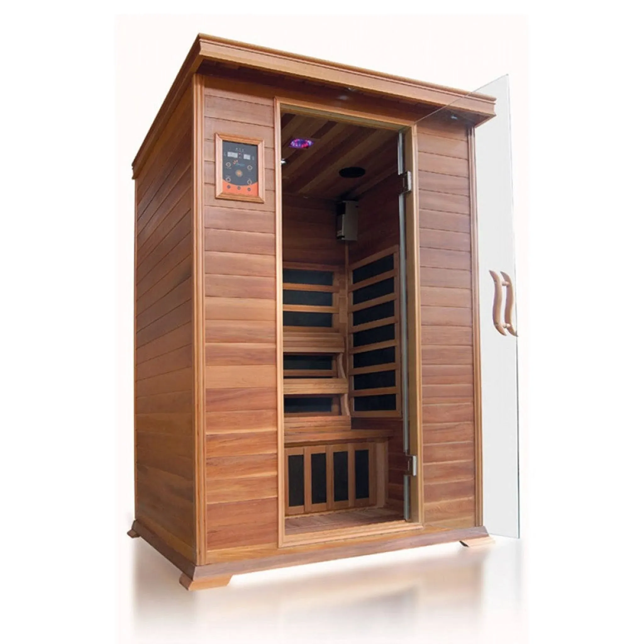 Sunray Cedar 2-Person Sierra Infrared Sauna HL200K