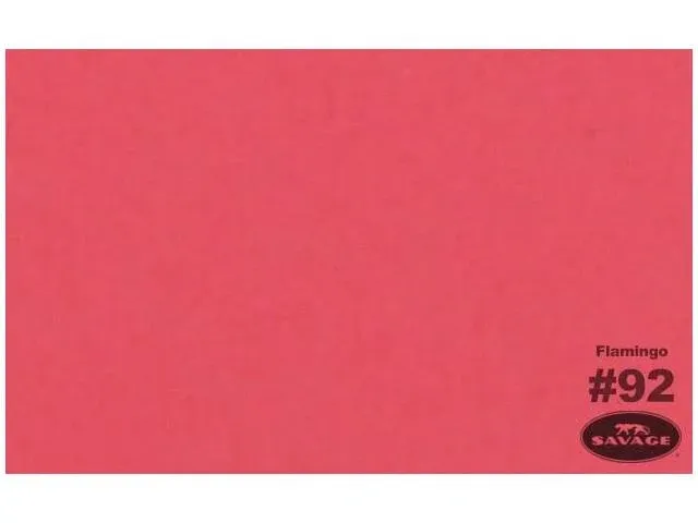 Savage Seamless Paper Photography Backdrop - Color #92 Flamingo, Size 107 Inches Wide x 36 Feet Long, Backdrop for YouTube Videos, Streaming, Interviews and Portraits - Made in USA