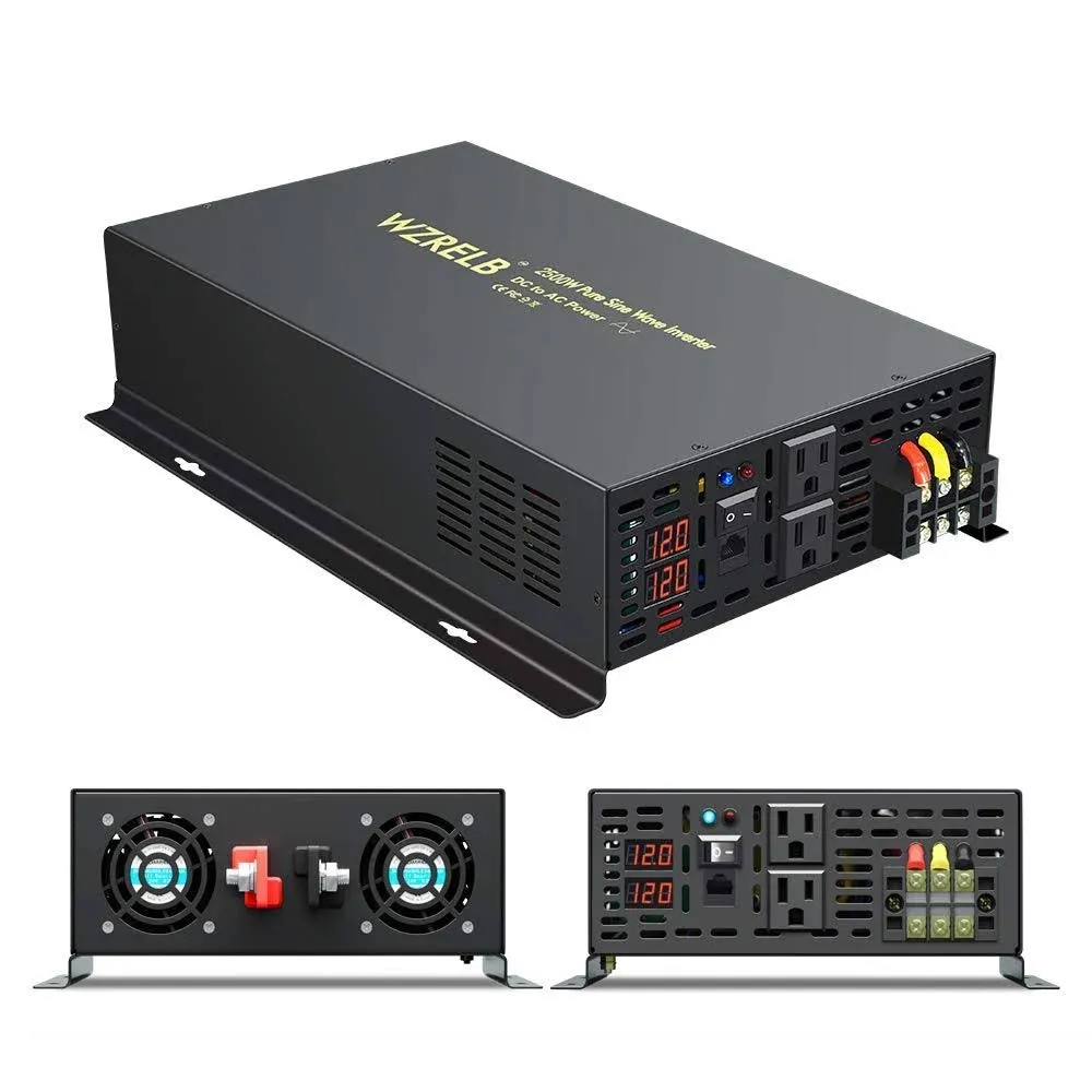 WZRELB 2500W Pure Sine Wave Power Inverter