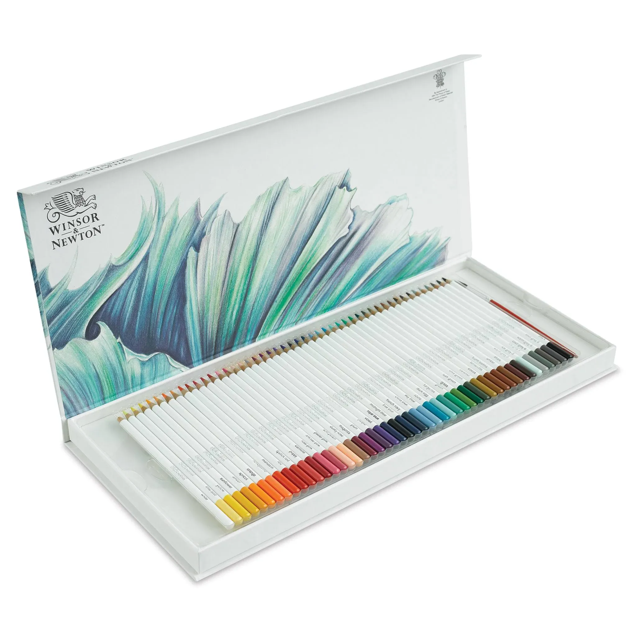 Winsor & Newton Studio Collection Artist Pencils, Watercolour Pencil Box Set, 50 piece