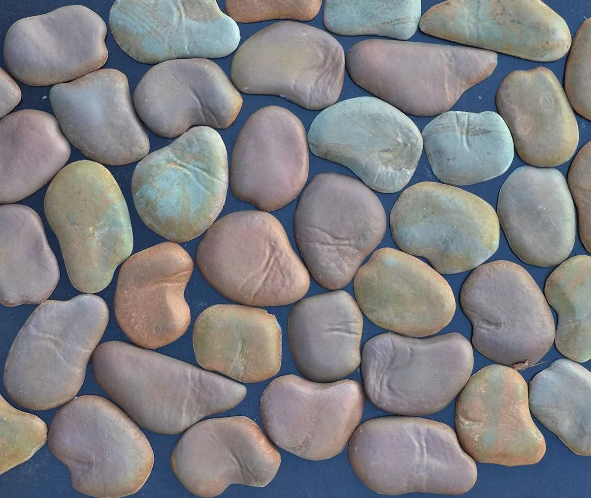 Concrete Molds River Rock Stones Wall Wenner Stones Fireplaces Set 22 pcs W05