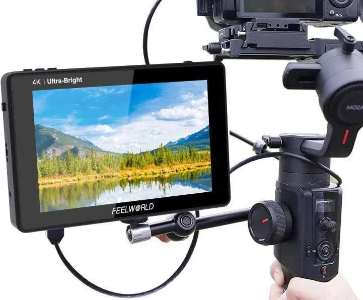 Monitor de campo para cámara DSLR FEELWORLD F7 PRO de 7 pulgadas, 4K, HDMI, 3D LUT, pantalla táctil LCD