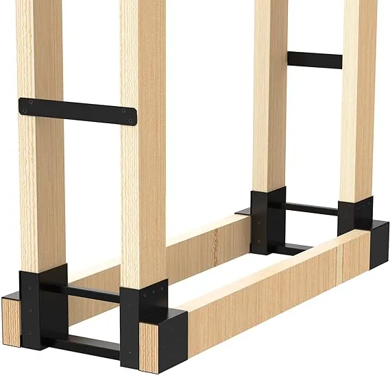 Snugniture Outdoor Firewood Log Storage Rack Bracket Kit