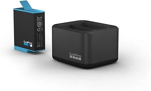 GoPro - Enduro Dual Battery Charger + Battery (HERO12 Black/HERO11 Black/HERO10 Black/HERO9 Black) - Black