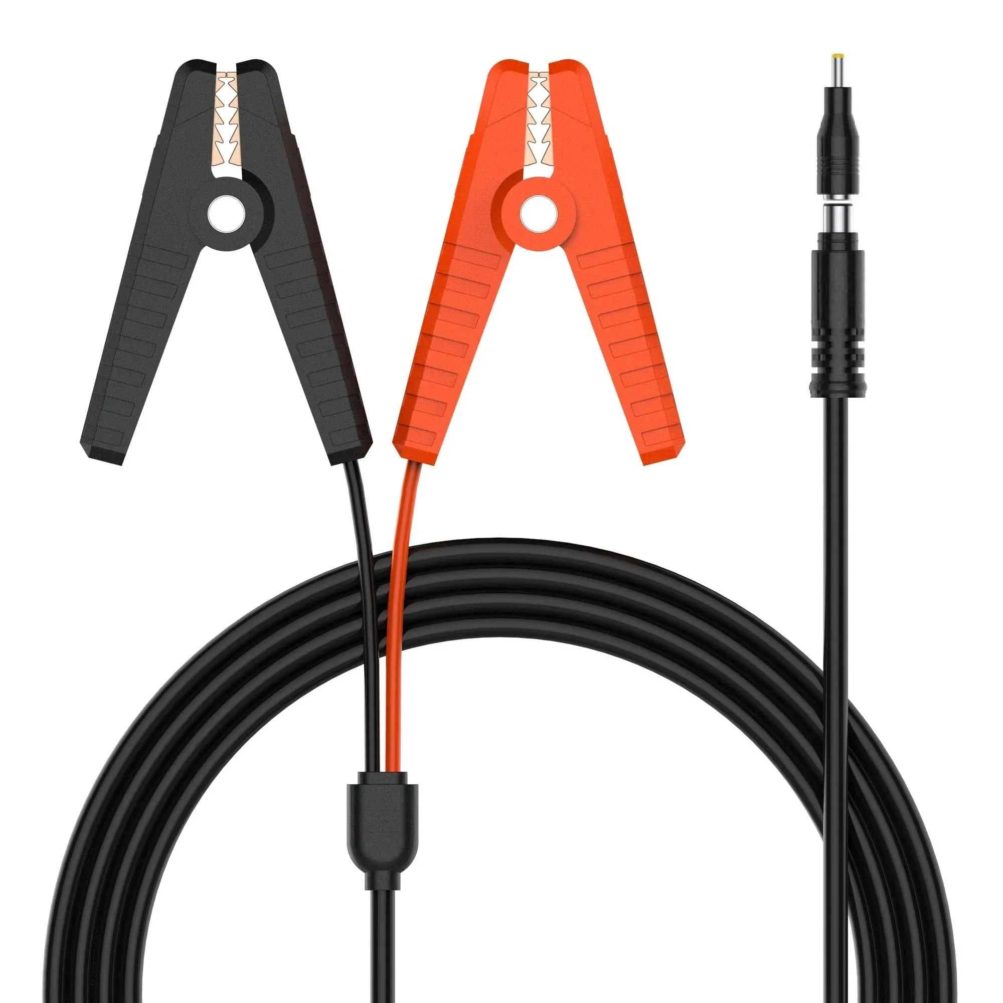 12V/24VBattery Clips Power Cable Extension Cord to DC 8mm Male Adapter Plug A...