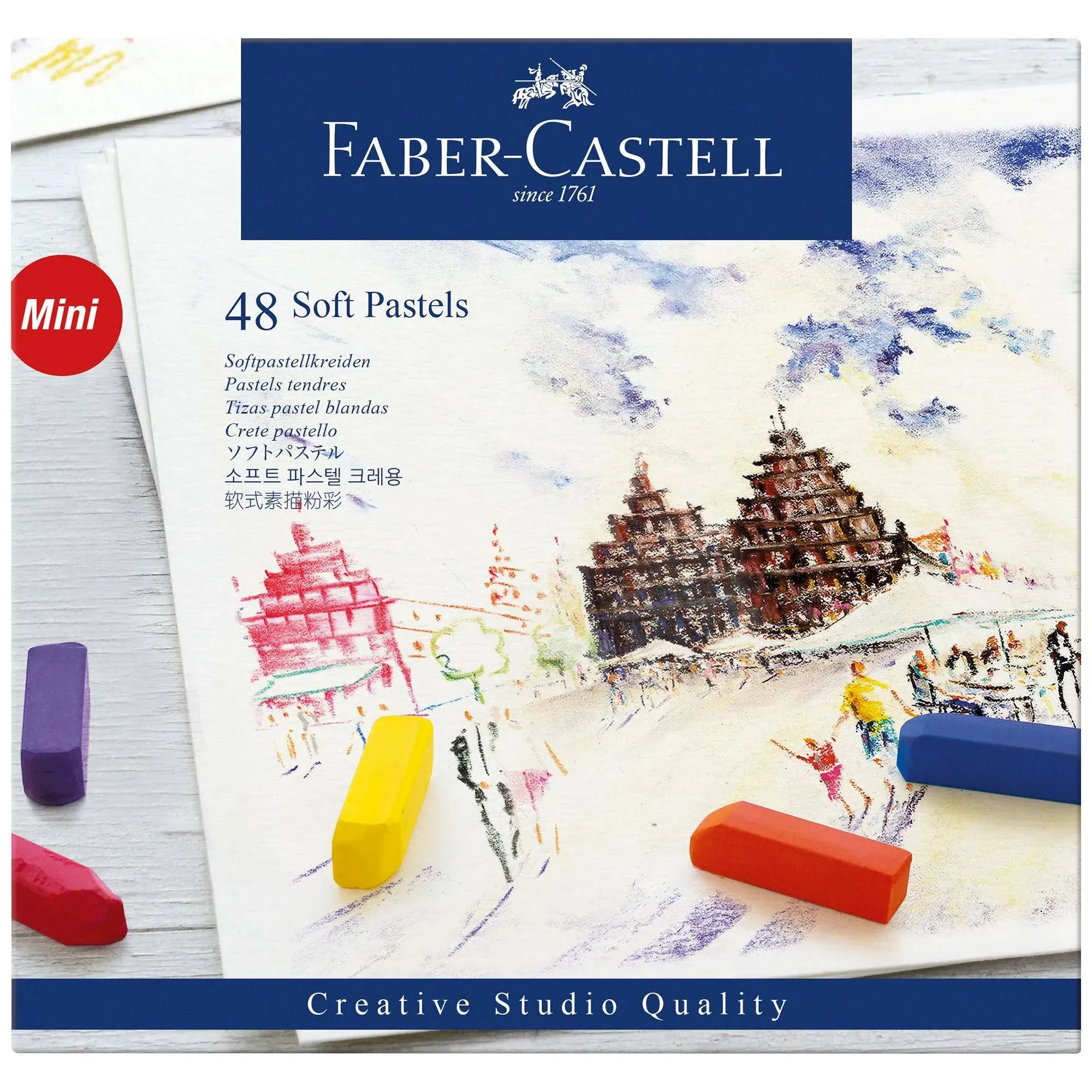 Faber-Castell Goldfaber Studio Soft Pastels (Set of 72)