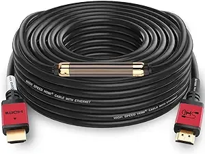 100 Feet HDMI Cable Signal Booster Cord 2.0V Support 4K 3D 1080P for In-Wall