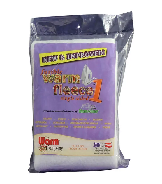 Warm Company Fleece Polyester Fuse Batting-36""X45"" 1881