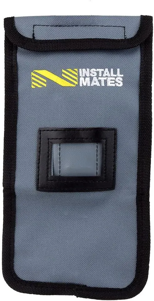 InstallMates™ 14" Cable Tie Storage & Carry Pouch (Gray)