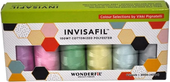 WonderFil Specialty Threads Invisafil Thread Mini-Packs (B006)