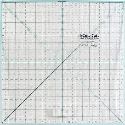 Riley Blake Trim It Square Ruler 18.5"