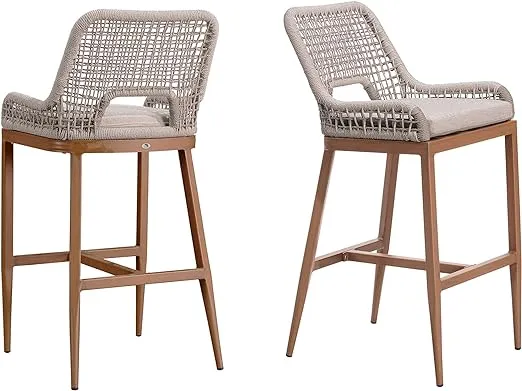 Purple Leaf 2 Set Outdoor Bar Stool Chair Set