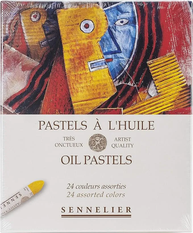 NEW! Sennelier Oil Pastel Set, 24 Count Multicolor N132520-240