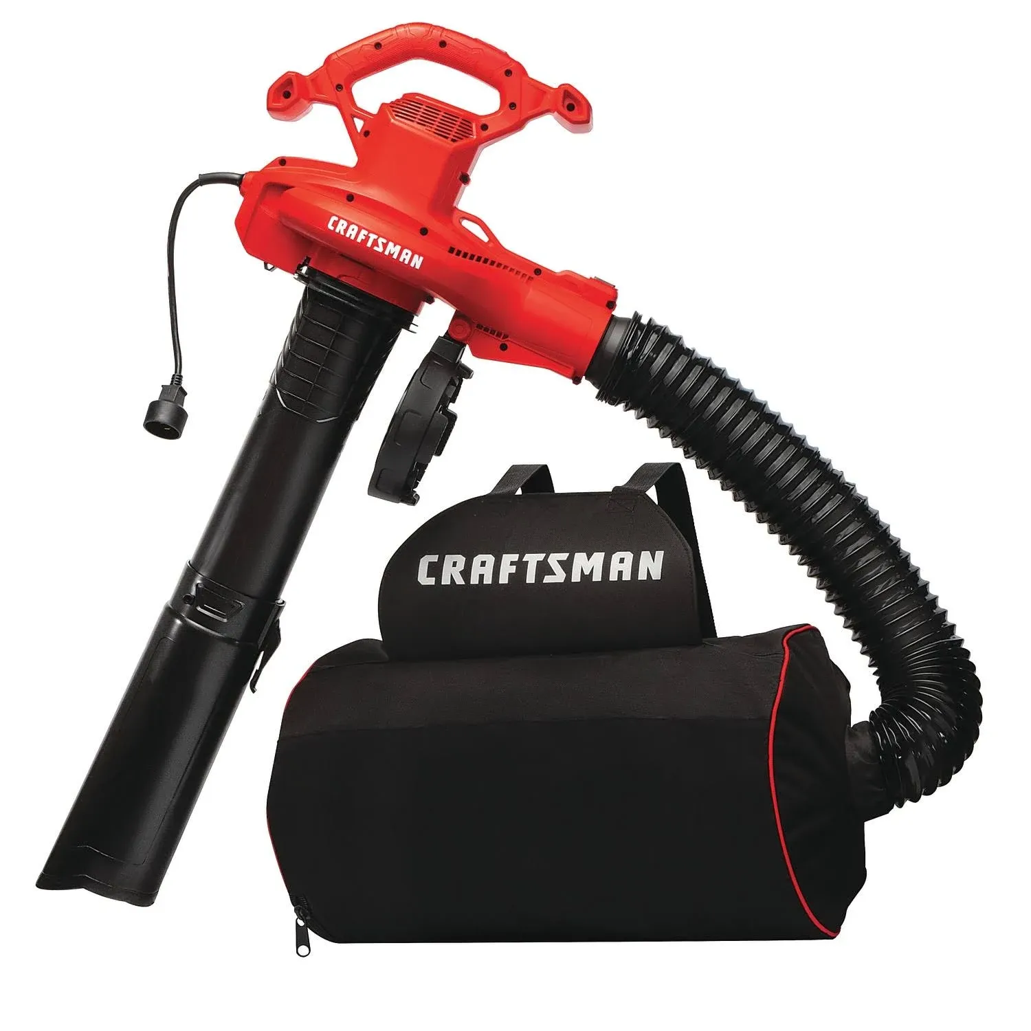 CRAFTSMAN 3-in-1 Leaf Blower, Leaf Vacuum and Mulcher, Up to 260 MPH, 12 Amp, Corded Electric (CMEBL7000)