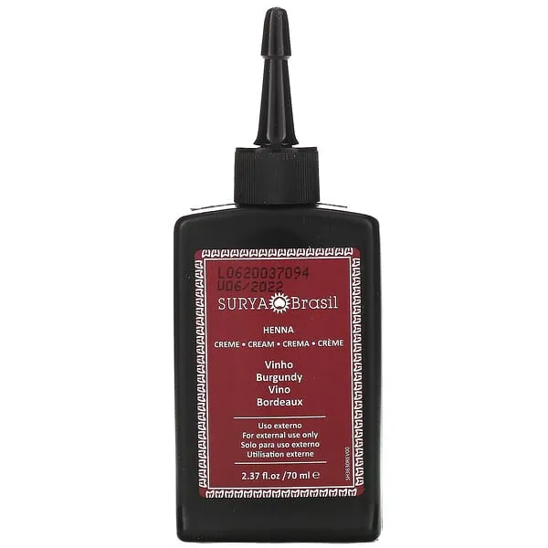 Surya Brasil Henna Cream, Burgundy - 2.37 fl oz box