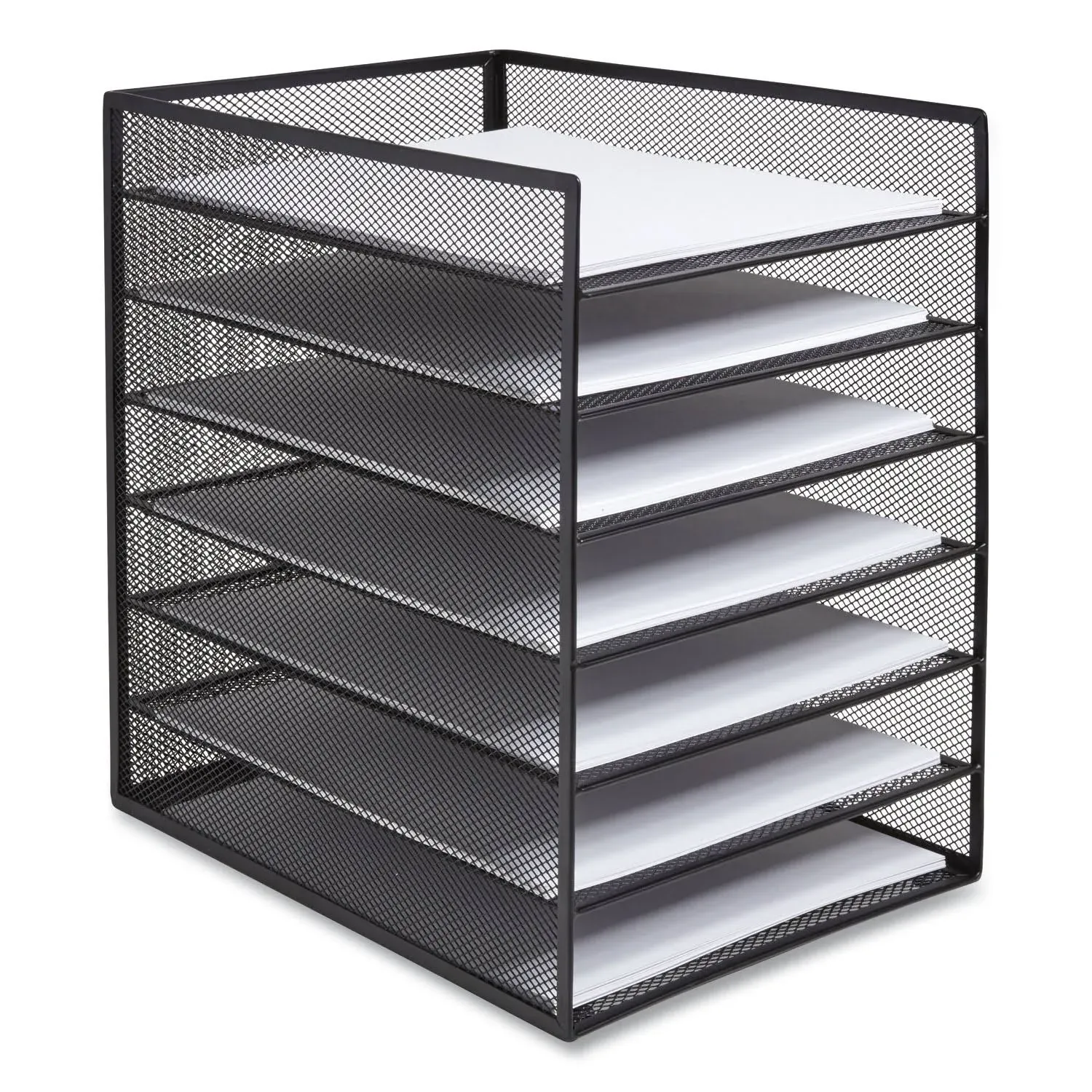Tru Red Front-Load Enclosed Wire Mesh Horizontal Document Organizer