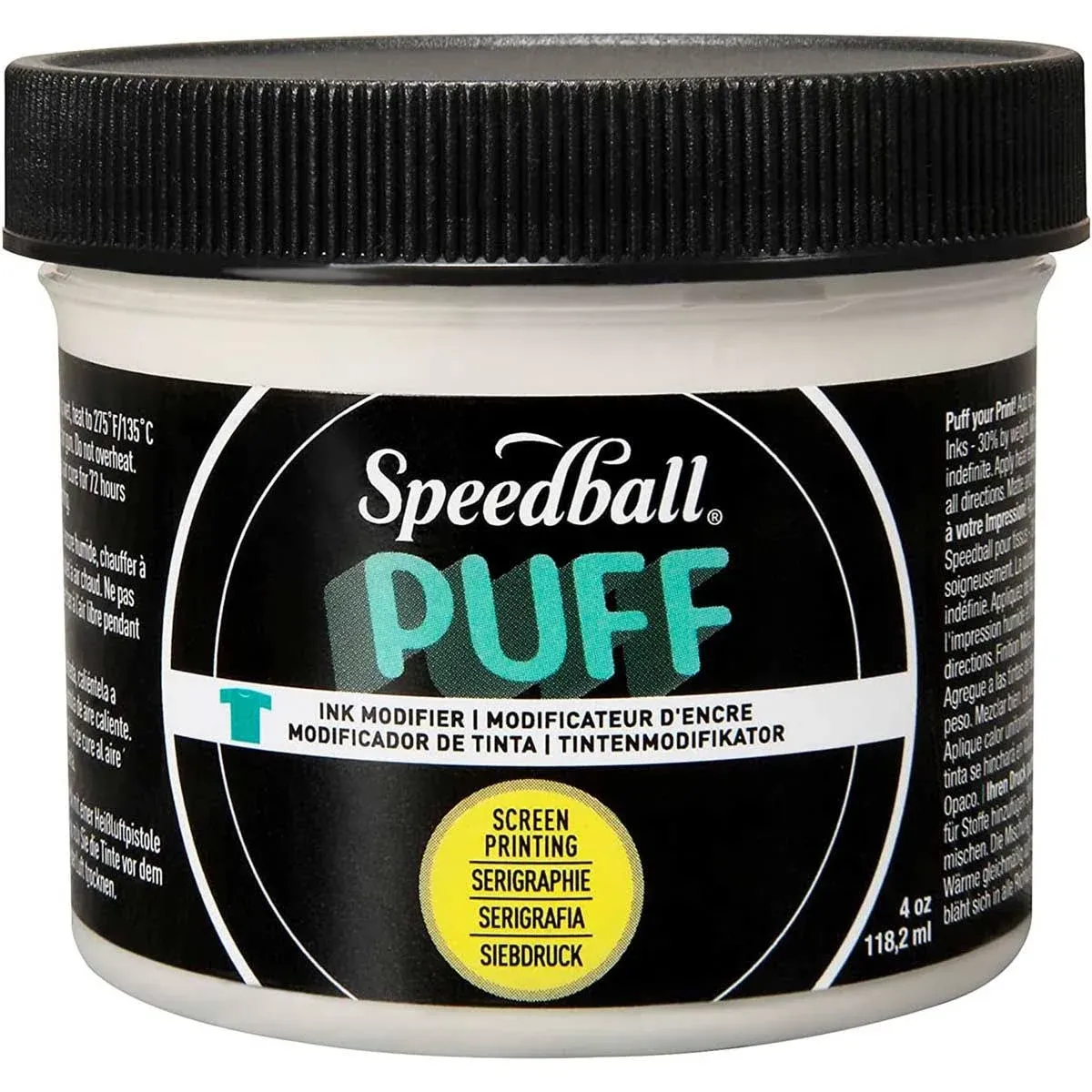 Speedball Puff Ink Modifier, 8oz, Fabric Screen Printing Ink Additive