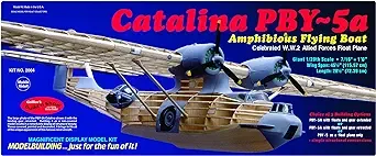 Guillow's Consolidated PBY Catalina Balsa Wood Model Airplane Kit WWII GUI-2004