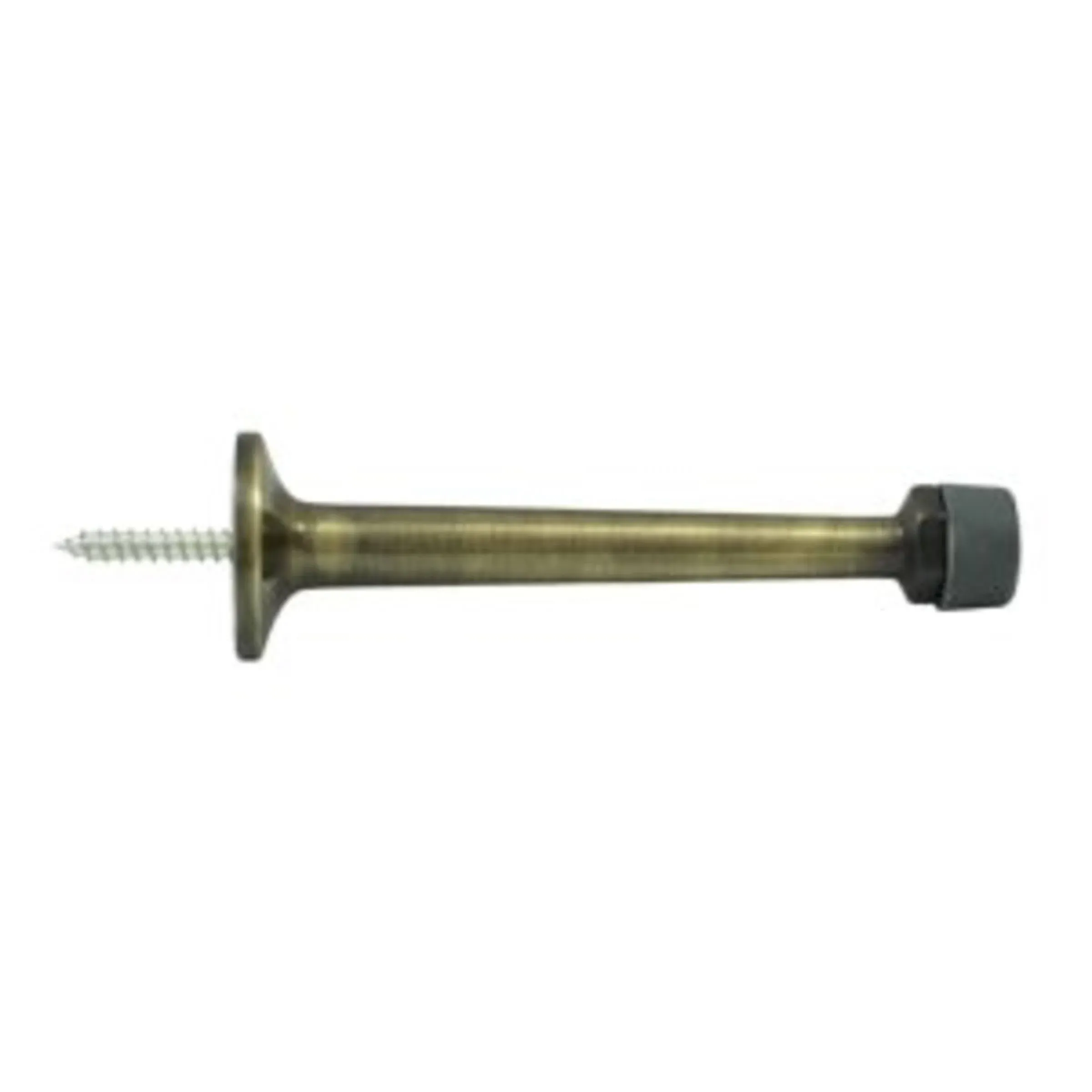 Deltana BDS425U14 4" Baseboard Door Bumper, Solid Brass - Polished Nickel