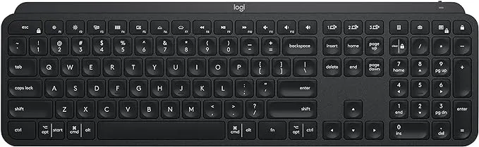 Logitech® MX Keys Wireless Illuminated Keyboard, Black, 920-009295