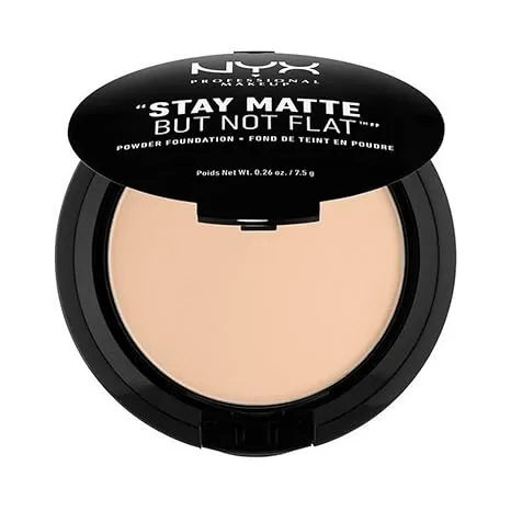Nyx Professional Makeup Stay Matte But Not Flat Powder Foundation - Nude Beige