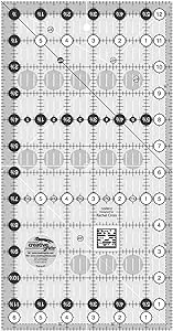 Creative Grids Quilt Ruler 6-1/2in x 12-1/2in - CGR612