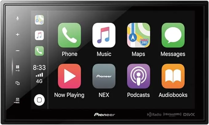 Pioneer DMH-C5500NEX 8" Amazon Alexa When Paired with Pioneer Vozsis App, Android Auto, Apple CarPlay, Bluetooth, HD Radio - Modular Solutions Digital Media Receiver